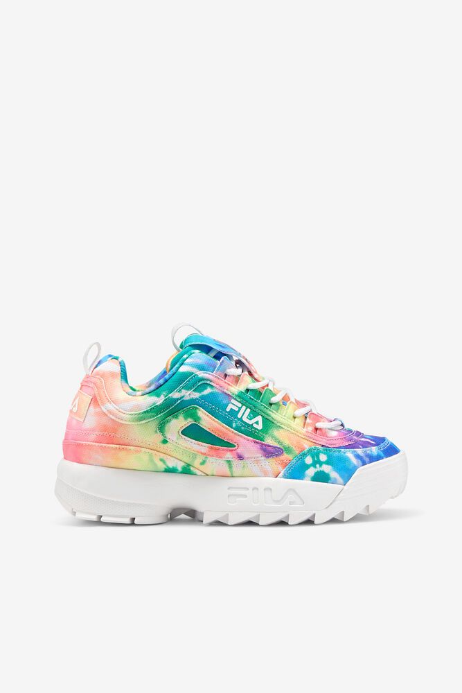 Fila Sneakers Womens Multicolor - Disruptor 2 Tie Dye - Philippines 2369741-MJ